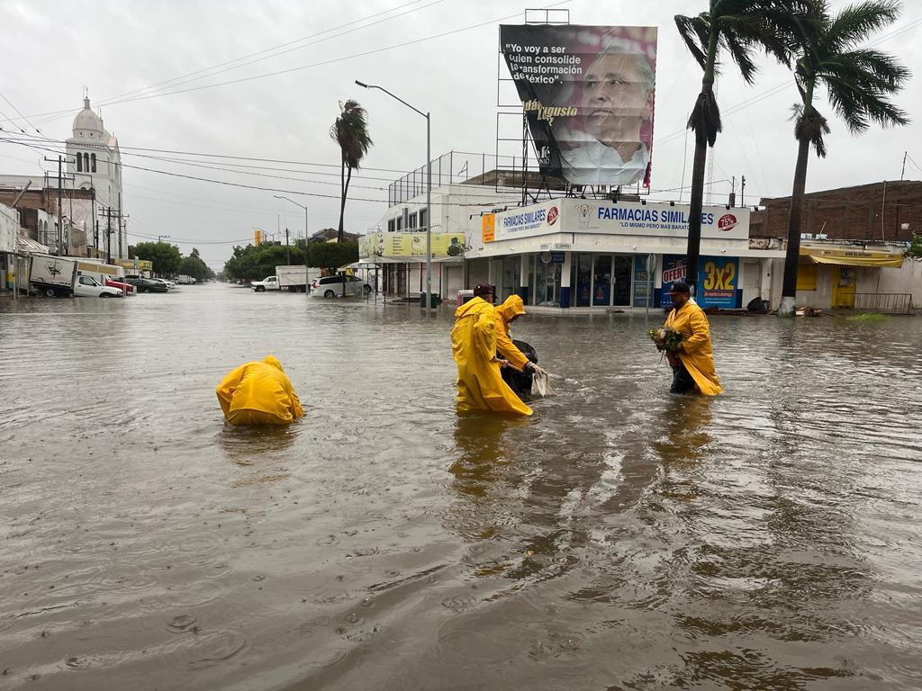 Norma suma ya 203 milímetros de lluvia sobre Ahome en estas últimas 24 horas