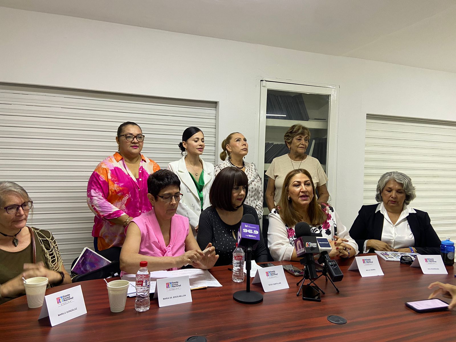 Mujeres del Frente Cívico Nacional emiten posicionamiento por declaraciones hechas por el gobernador Rocha Moya