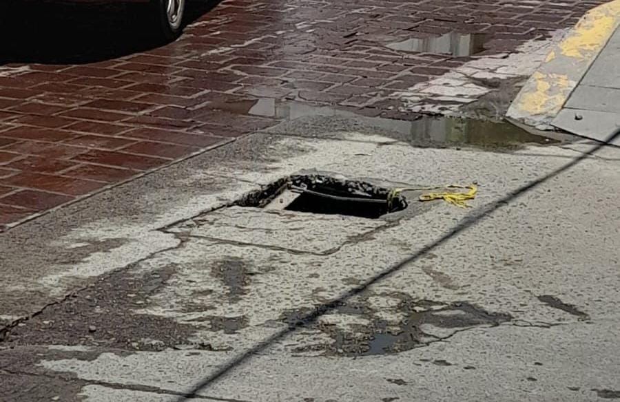 ¿Se robaron la alcantarilla luego de las lluvias? Jumapam pedirá reposiciones en los próximos días