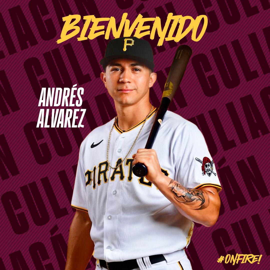 Tomateros de Culiacán anuncia la llegada de Andrés Álvarez para reforzar su ofensiva