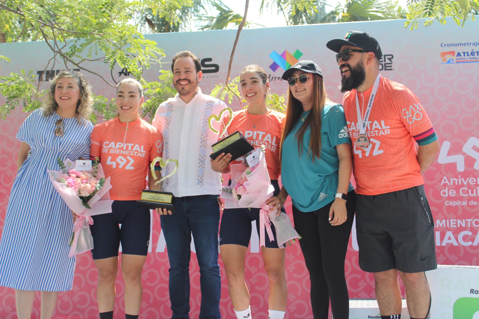 Las hermanas Gaxiola reciben el reconocimiento “Orgullo Sinaloense” durante los festejos del 492 aniversario de Culiacán
