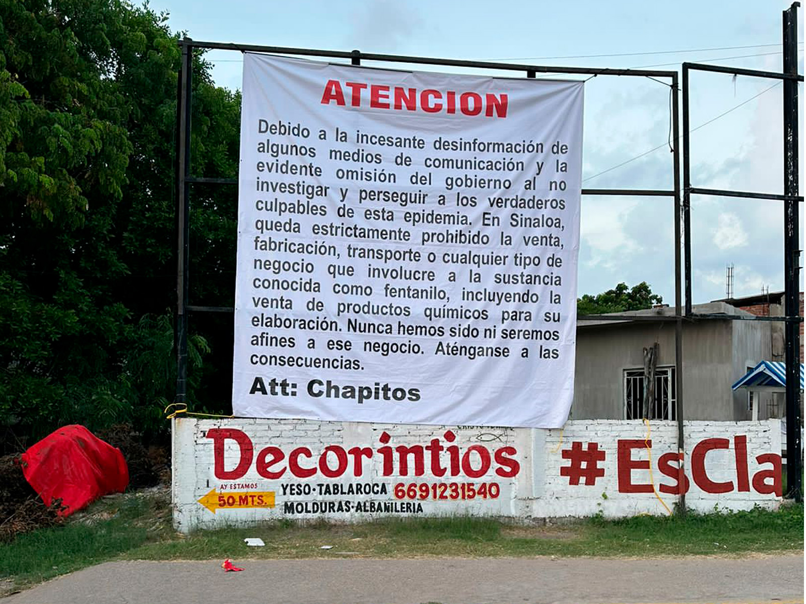 ‘Hay que ver este asunto con responsabilidad’, AMLO respecto a las narcomantas contra el fentanilo, en Sinaloa