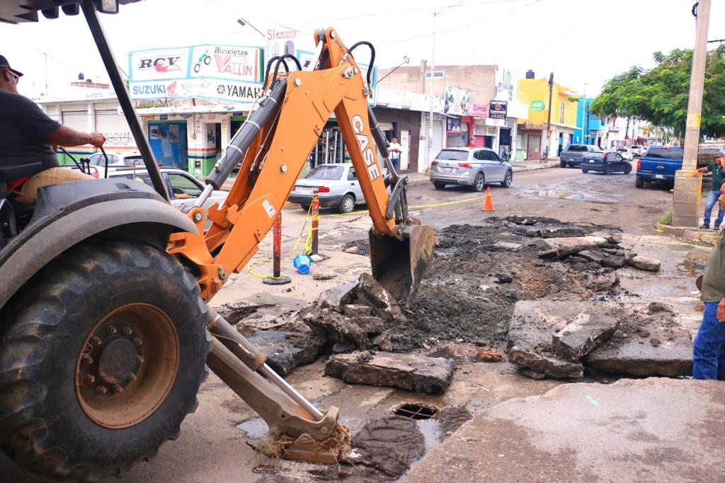Remodelarán 30 calles de Mazatlán consideradas como puntos críticos por su gran cantidad de baches