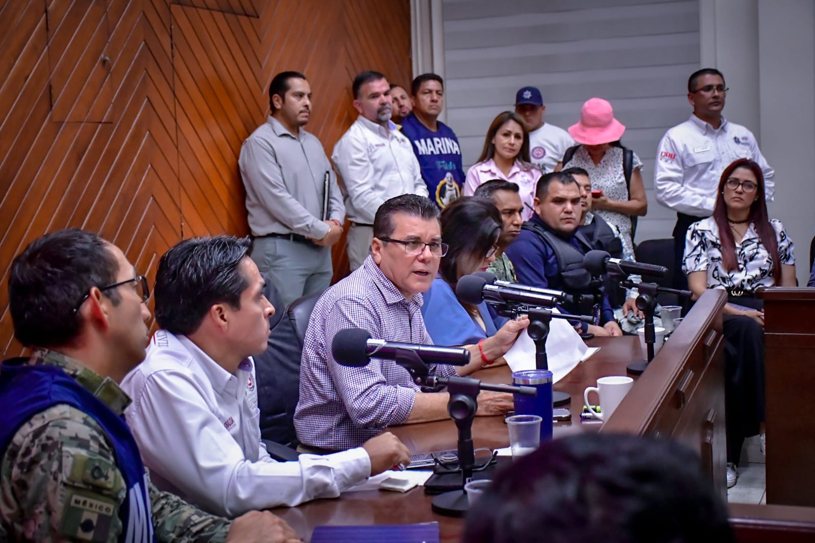 Se declara permanente la sesión del comité local de atención a emergencias en Mazatlán por ‘Lidia’