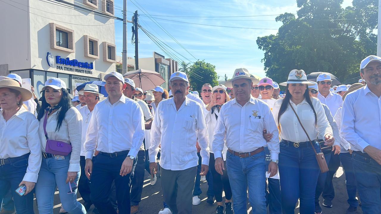 Se suma Estrada Ferreiro a marcha de la UAS; “no hay justicia en Sinaloa”, asegura