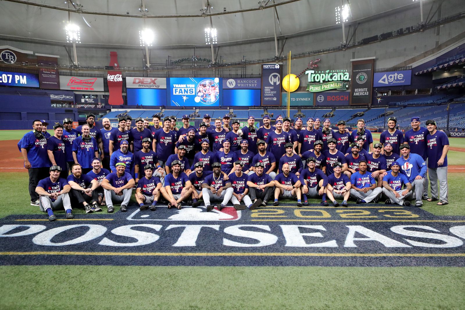 Los Rangers de Texas son el primer clasificado a la Serie Divisional en las Grandes Ligas