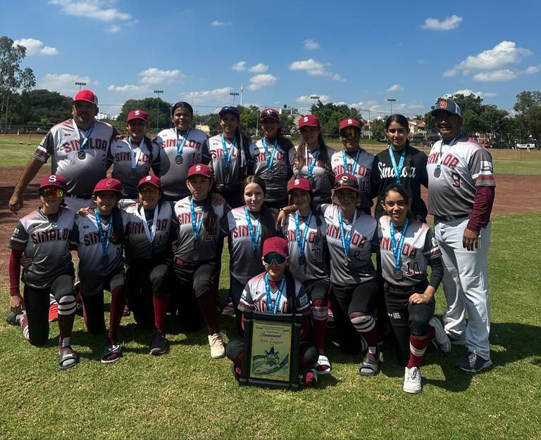 Sinaloa es subcampeón del nacional de beisbol femenil sub 14 en Jalisco
