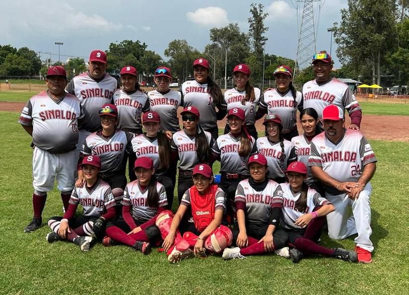 Sinaloa va por el campeonato en el Nacional de Béisbol Femenil sub 14 en Jalisco