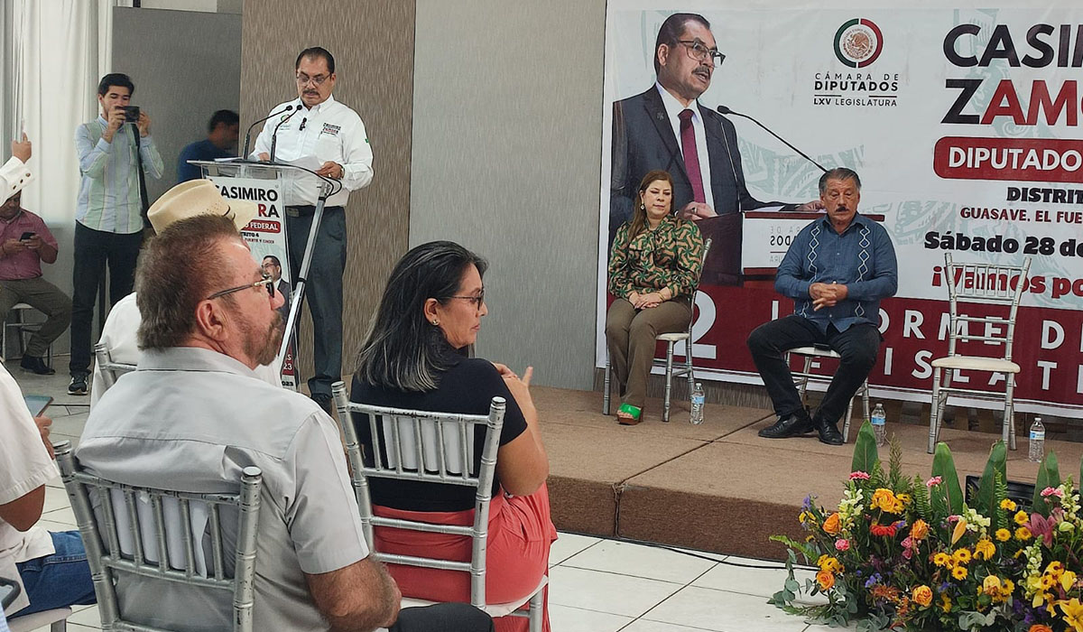 Apoyos sociales y un presupuesto nutrido para el 2024, lo que destaca Casimiro Zamora en su informe