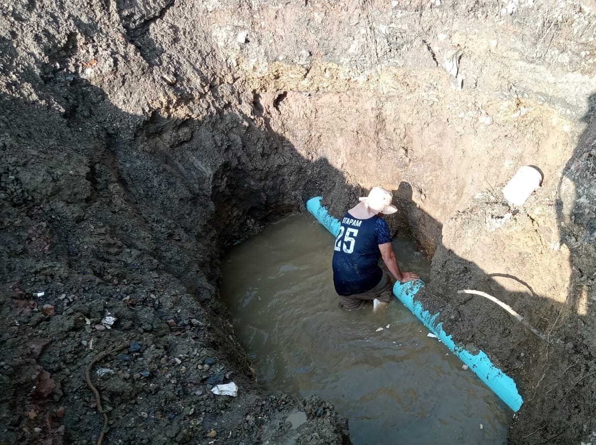 Hay cierre total de la avenida Piaxtla en la colonia Juárez de Mazatlán
