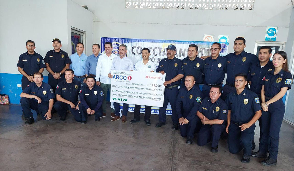 Bomberos Guamúchil avanza a buen ritmo en su Colecta Anual 2023