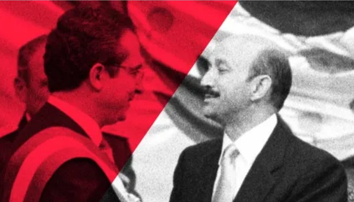 Ernesto Zedillo junto a Carlos Salinas de Gortari