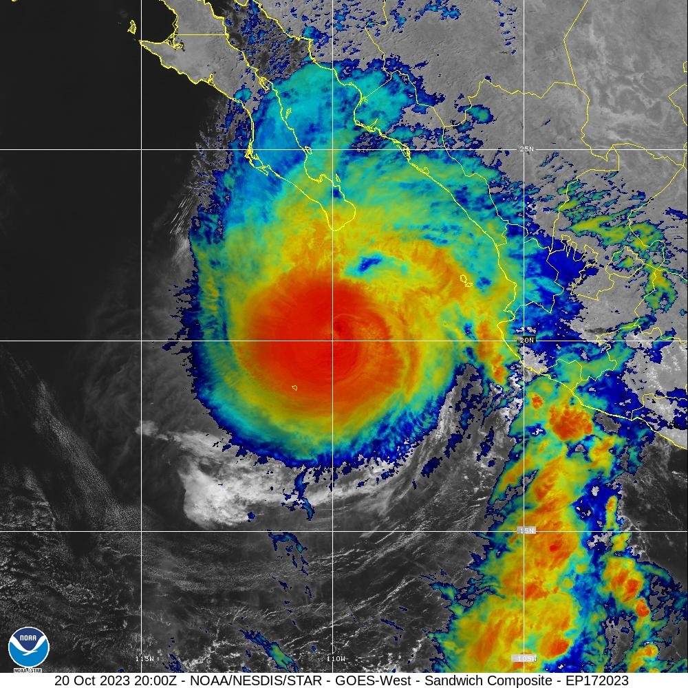 ‘Norma’ se intensifica de nuevo a huracán categoría 3; se mantiene la alerta en BCS y Sinaloa