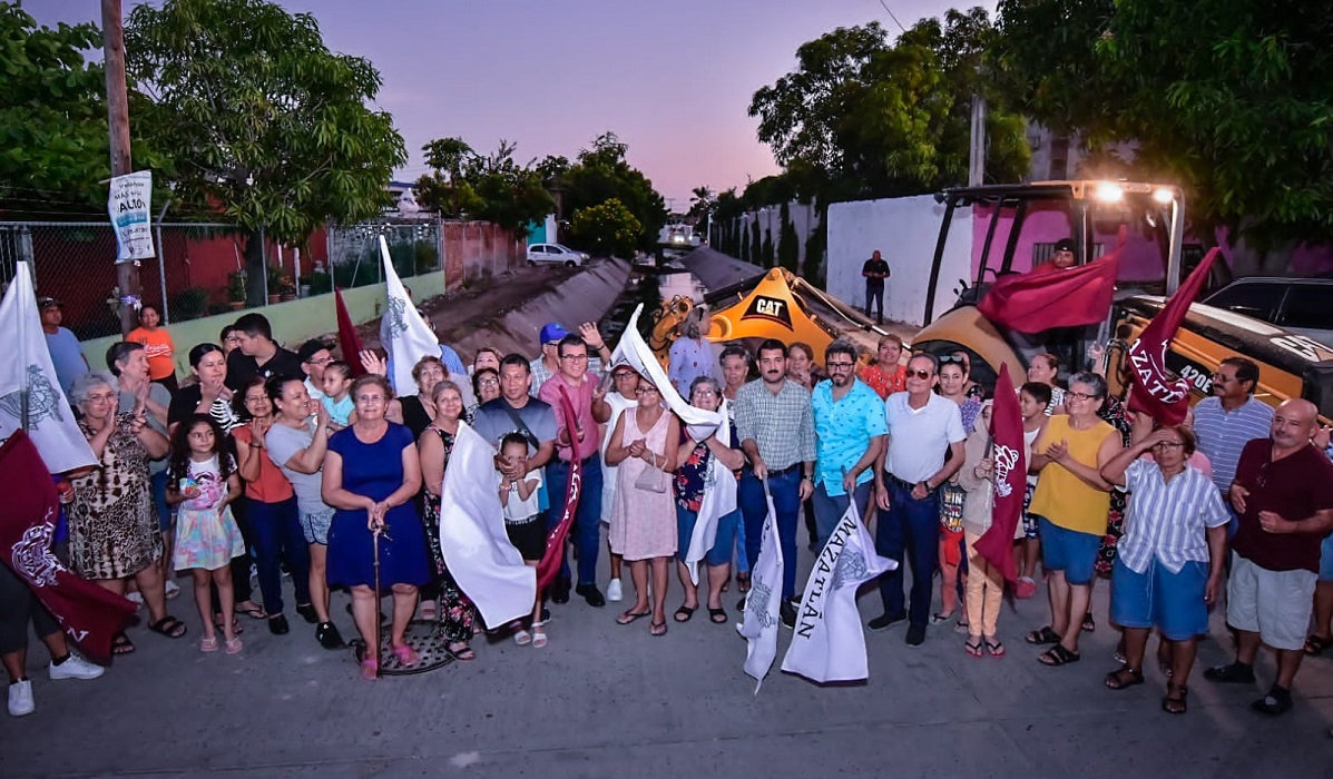 Gobierno de Mazatlán inicia la tan esperada obra del ducto pluvial en Infonavit Playas