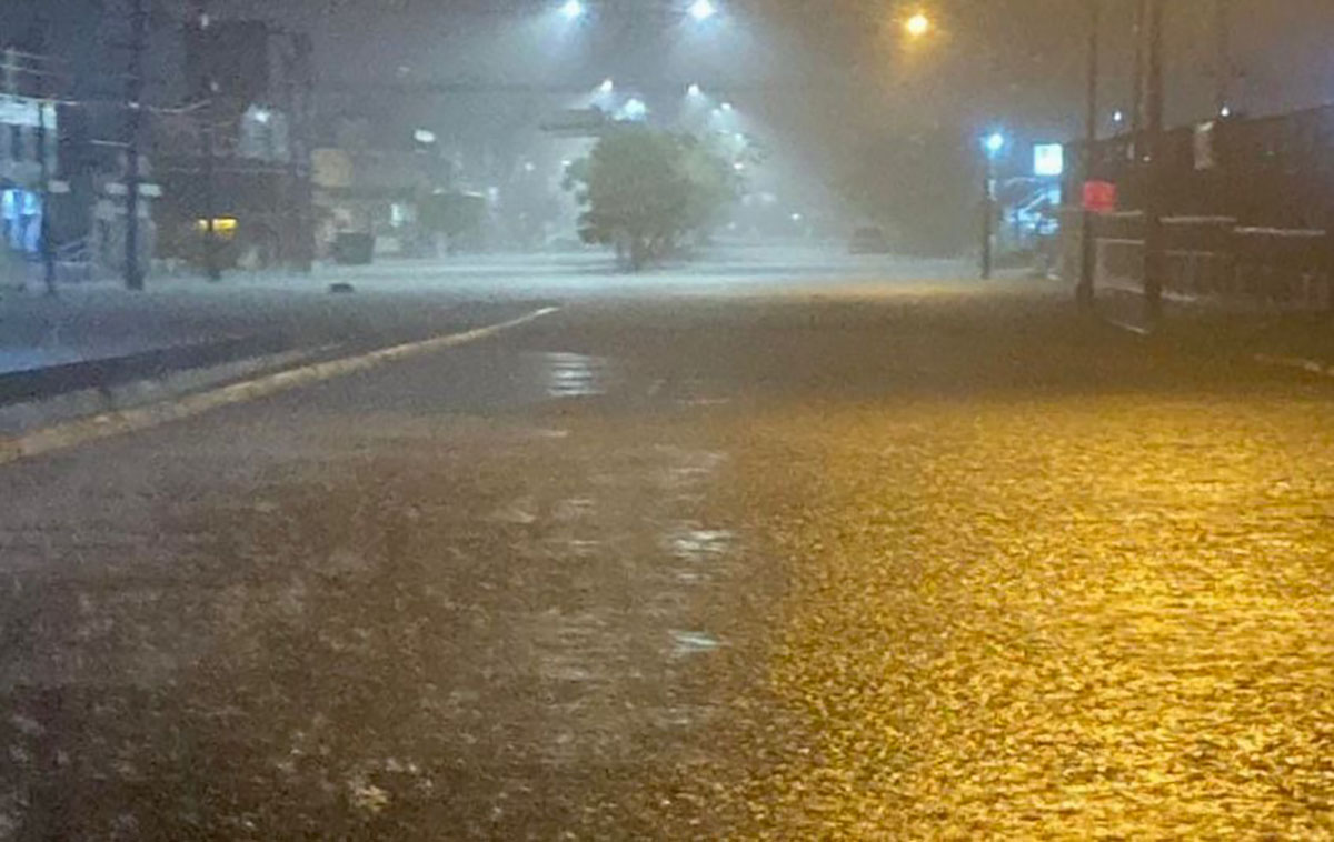¡Mucha agua! Noche y madrugada lluviosa para diferentes zonas de Sinaloa