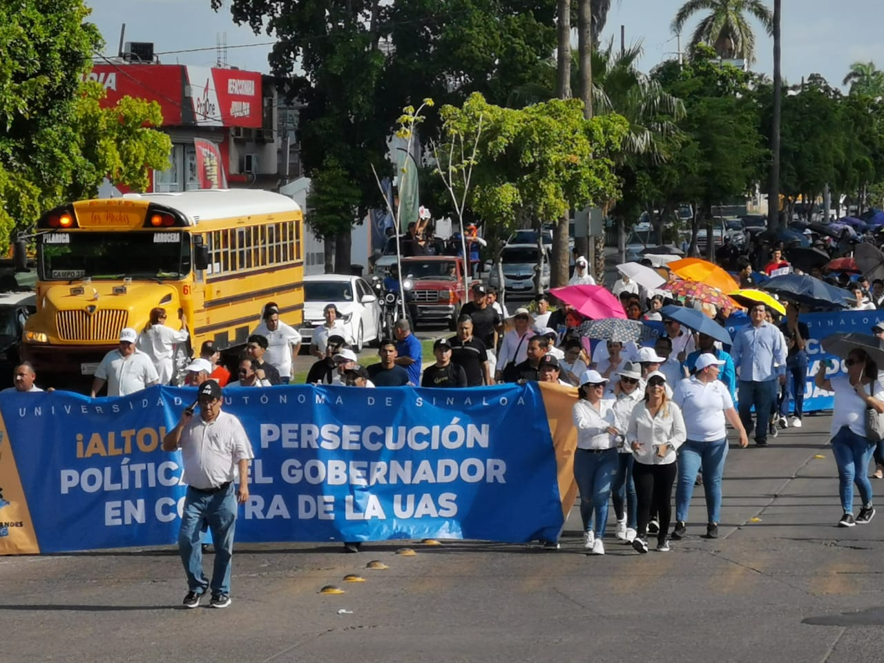 No se obligó a los estudiantes a salir a las calles a protestar: UAS