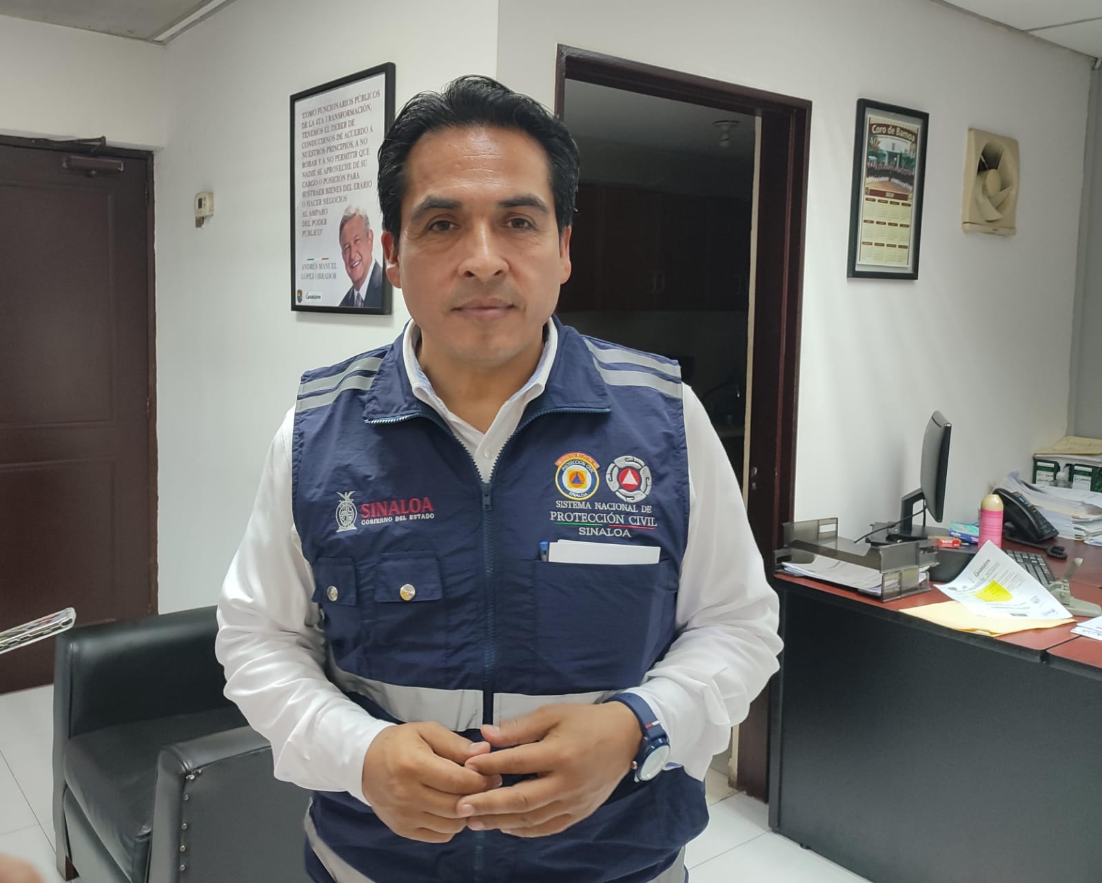 En alerta Sinaloa, lo más crítico se espera a la medianoche: Roy Navarrete