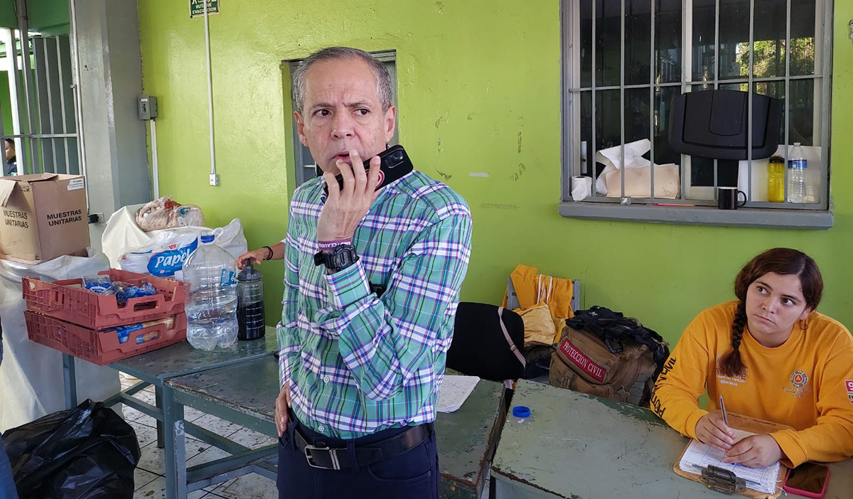 Cancela Vargas Landeros evento masivo por su Informe; priorizan atención a daños por “Norma”