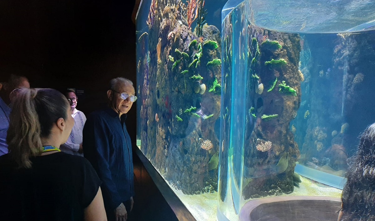 ‘Es toda una experiencia que México debe disfrutar’, recorre Sectur federal el Gran Acuario de Mazatlán