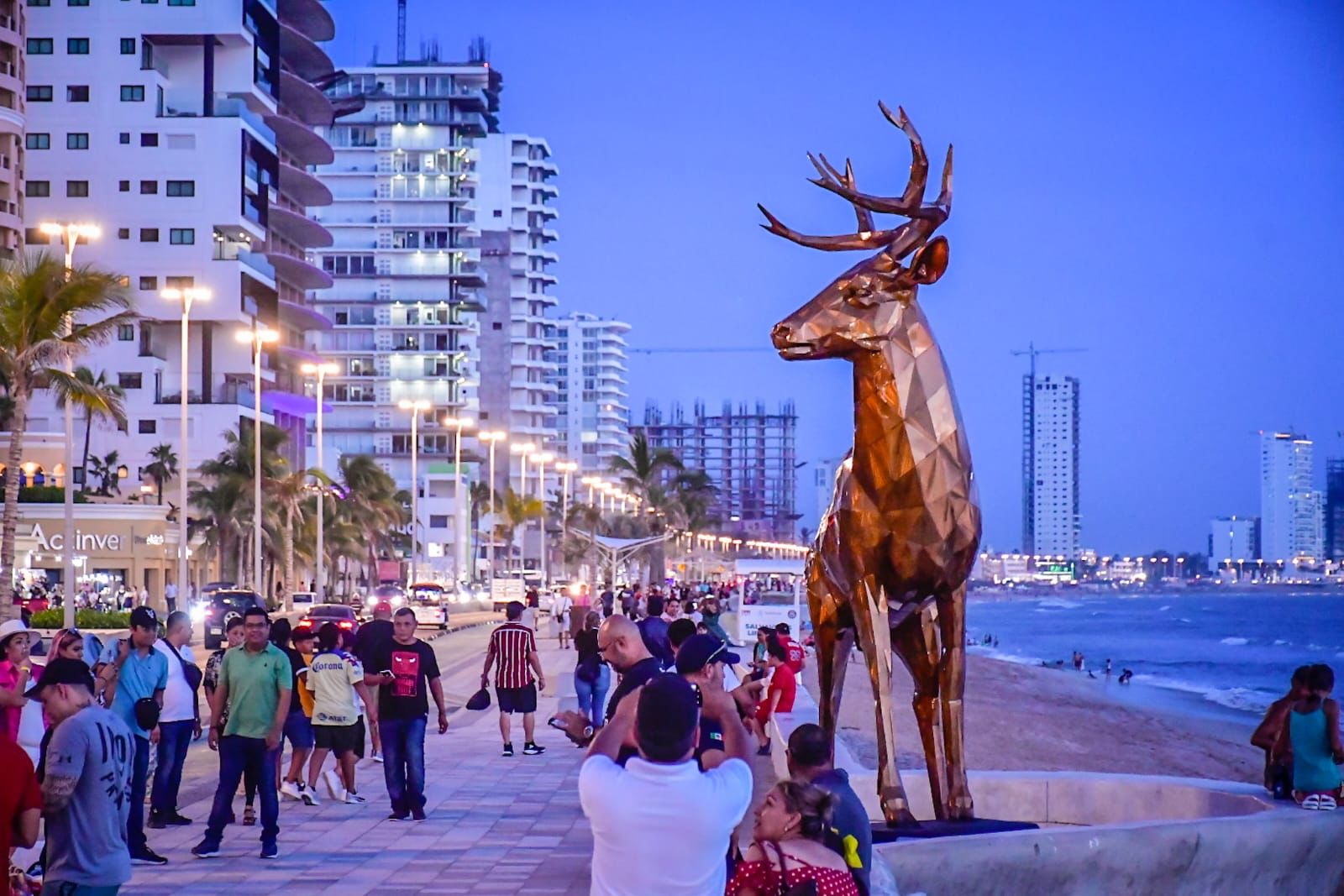 El Venado que apareció en el malecón de Mazatlán no es el que se había anunciado originalmente
