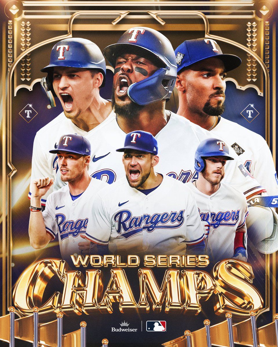 Los Rangers de Texas son los campeones de las Grandes Ligas por primera vez en su historia