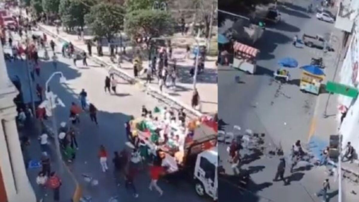 Video | Balacera en desfile de la Revolución Mexicana desata pánico en Linares, Nuevo León