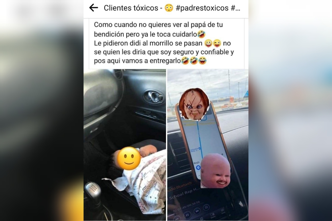 Porque no quería ver a su ex pareja… Mujer envió a su bebé solo en un taxi a casa de su papá