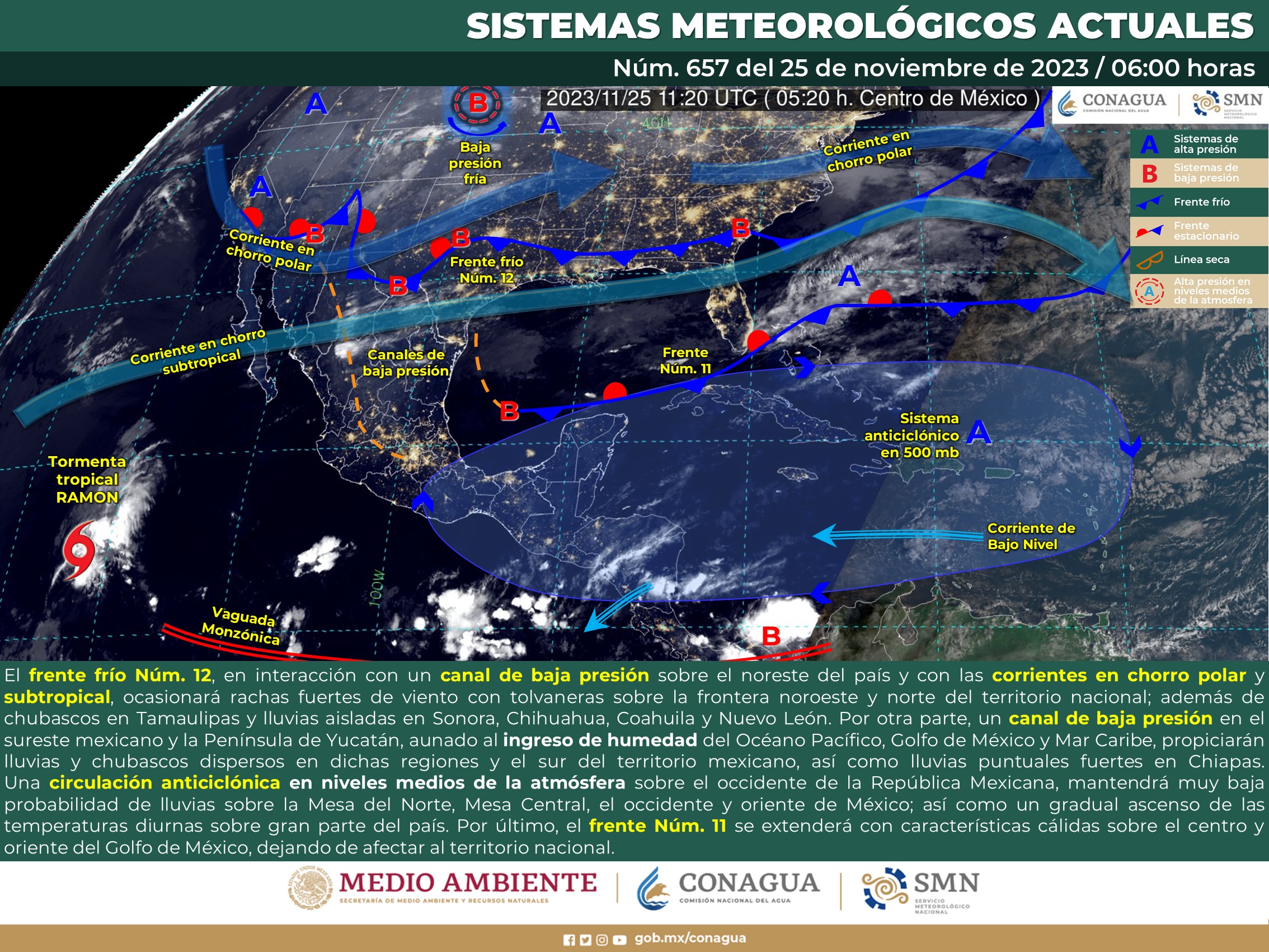 Clima| Fresco por la mañana y cálido por la tarde se espera el ambiente este sábado en Sinaloa