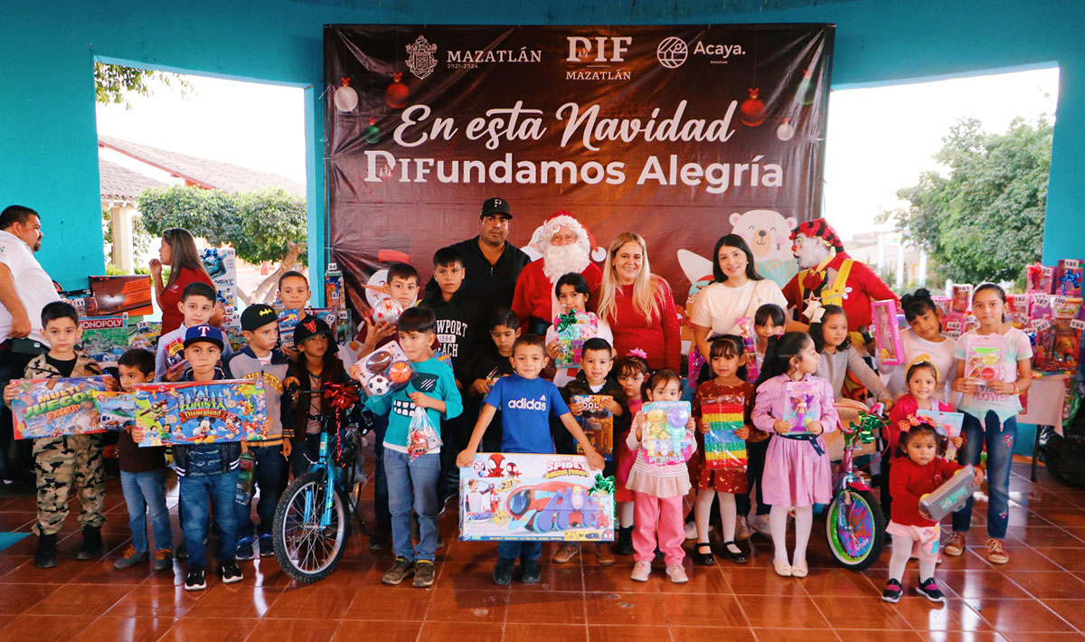 DIF Mazatlán invita a donar juguetes para darle alegría a un niño en esta navidad