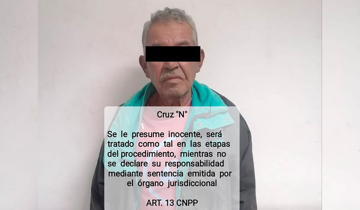Detienen a sujeto por la probable participación en el delito de violencia familiar