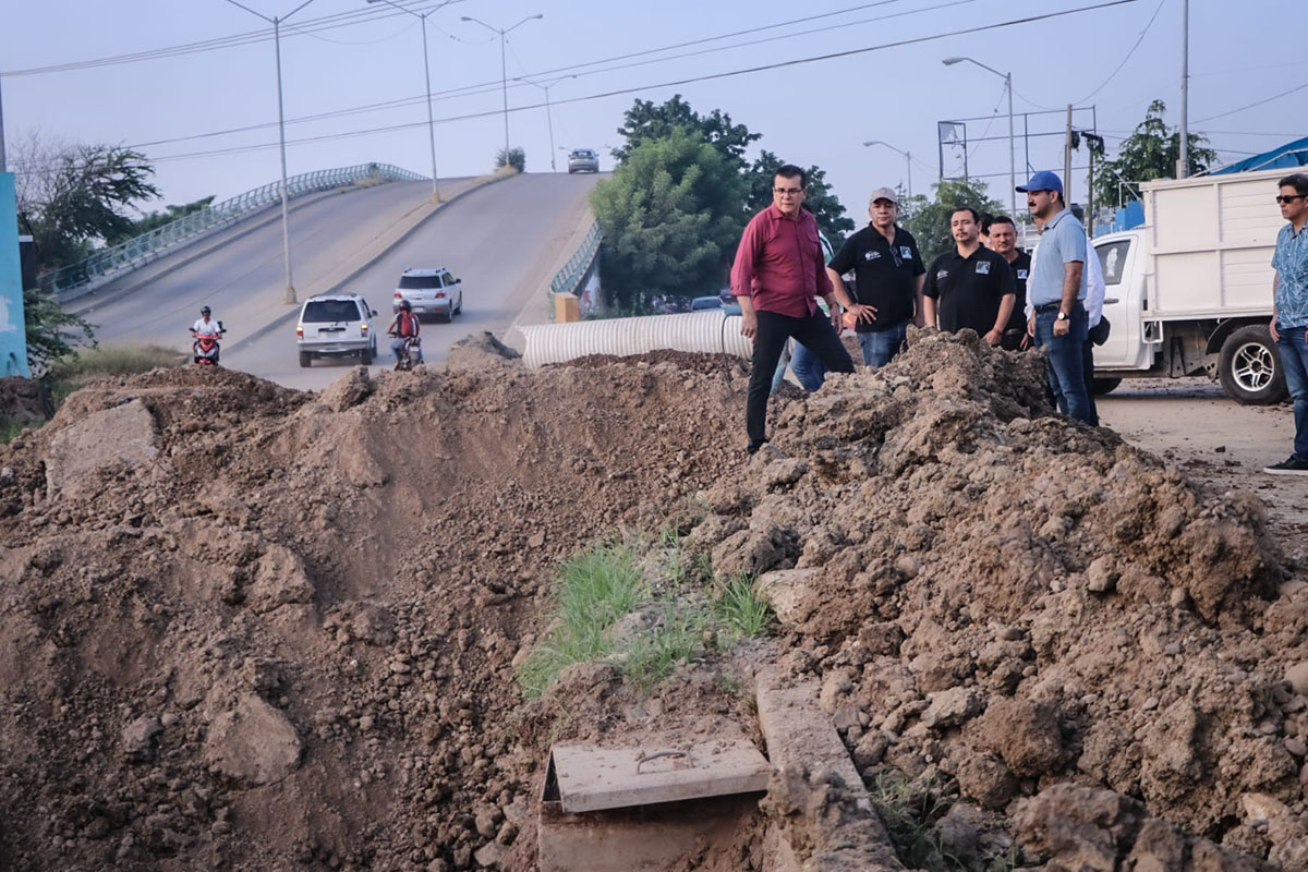 Para la próxima semana terminan trabajos del Puente de Prados en Mazatlán
