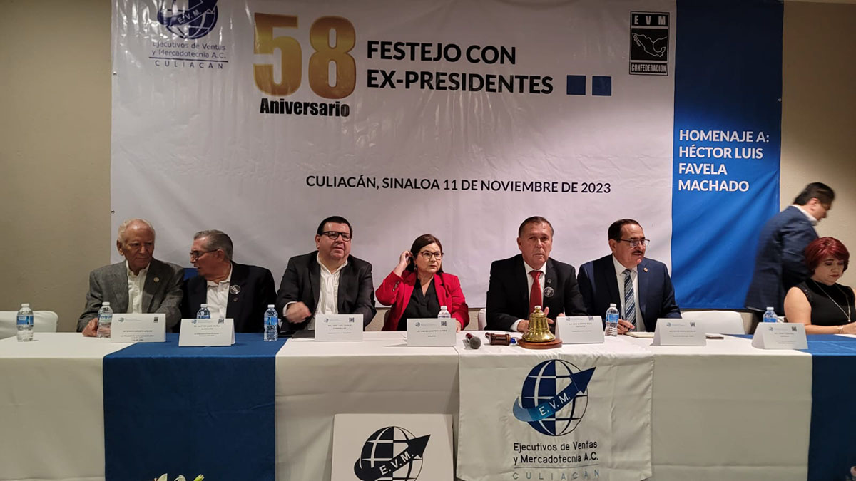 Ejecutivos de Ventas y Mercadotecnia de Culiacán celebra su 58 aniversario