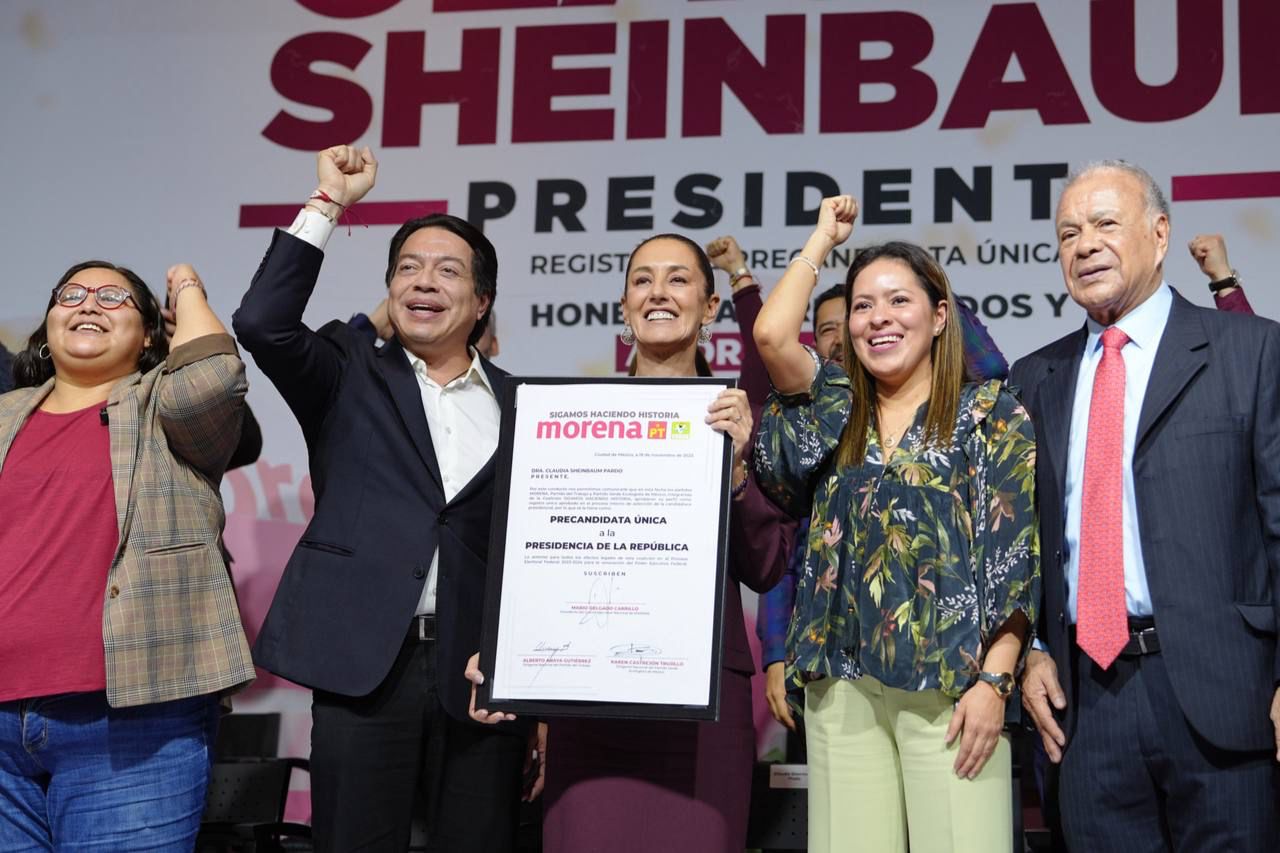 Es Claudia Sheinbaum, precandidata única a la presidencia de México por Morena