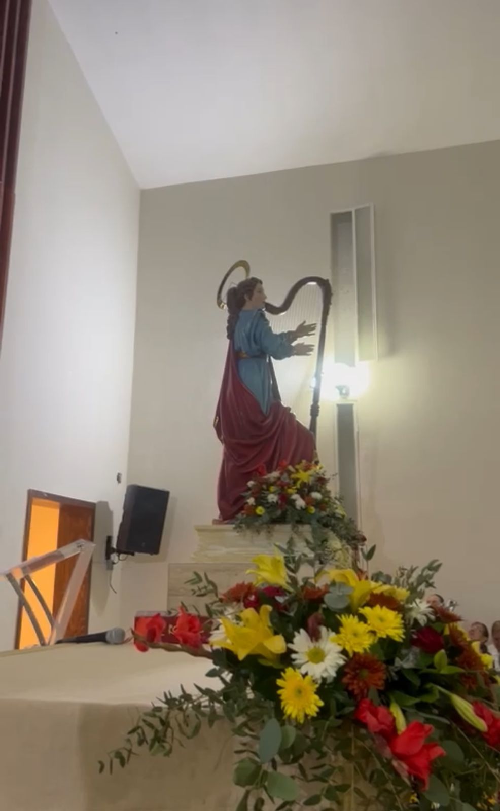 Músicos le cantan a su “patrona” la virgen de Santa Cecilia