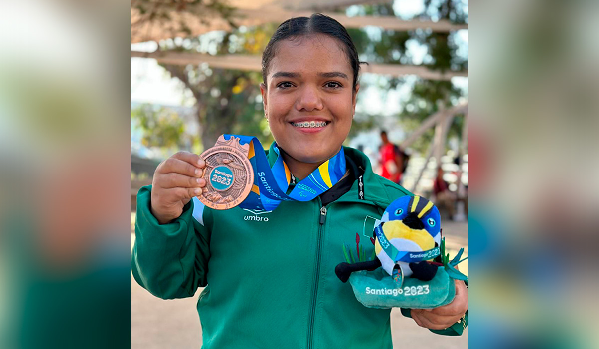 La guasavense Pauleth Mejía gana bronce en para atletismo de los Juegos Para Panamericanos 2023