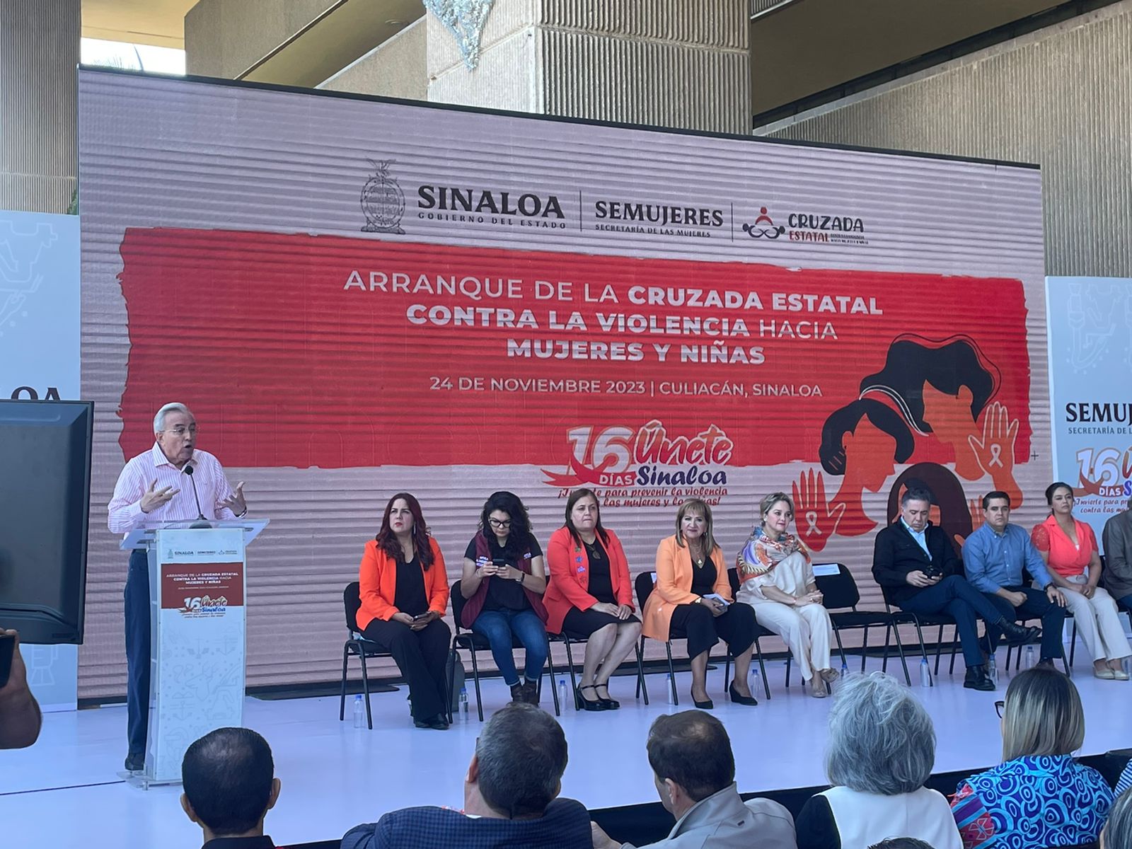 Pone en marcha gobernador y Semujeres, 16 días de activismo contra la violencia hacia las mujeres y niñas