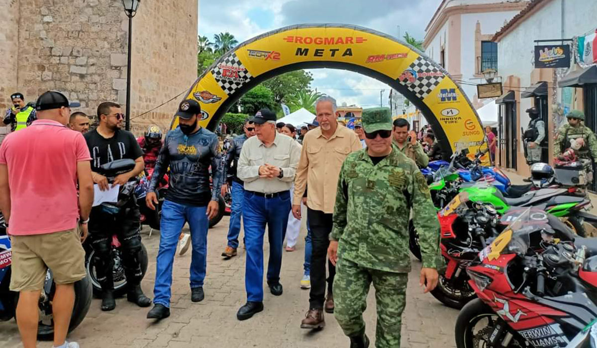 Con la presencia del gobernador de Sinaloa, inicia el segundo día de la CAIN Road Race 2023 en Concordia