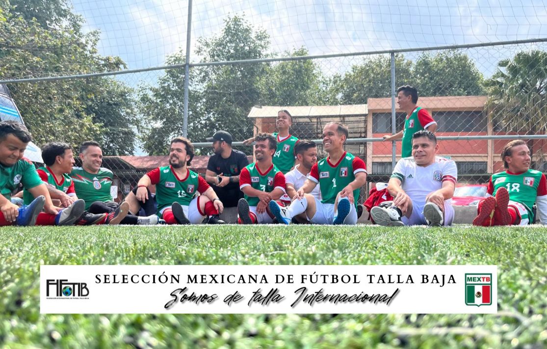 Tres sinaloenses representan a México en el Mundial de Futbol de Talla Baja 2023 en Argentina