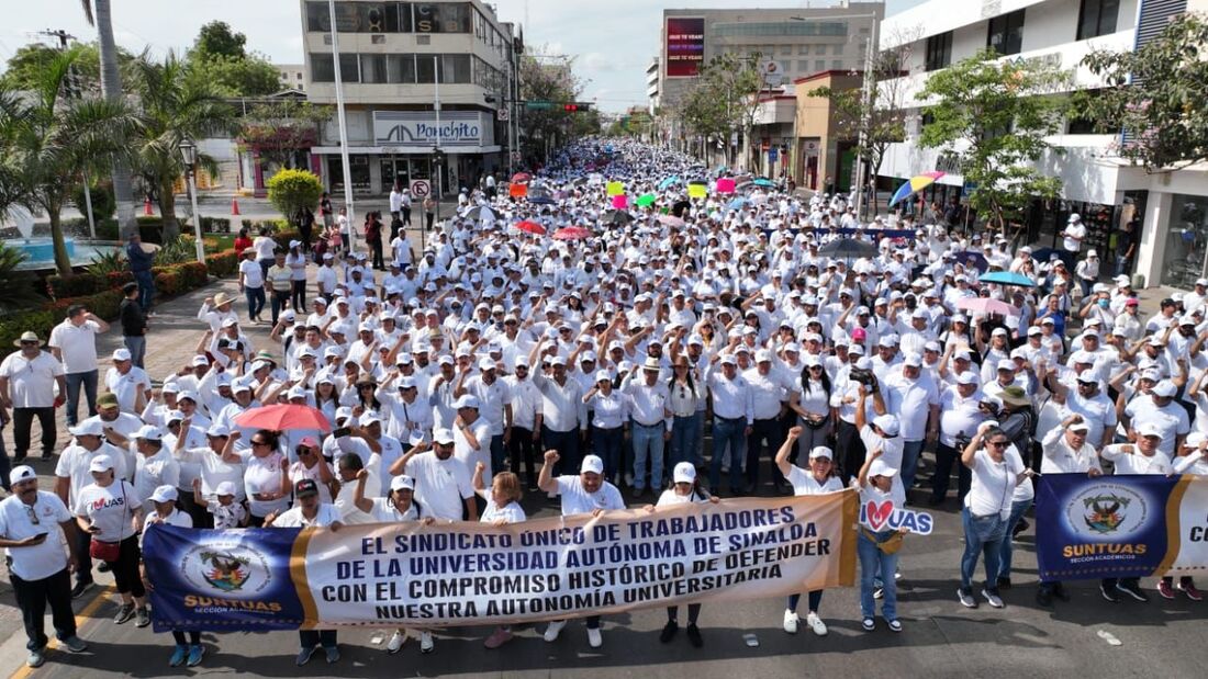 A pesar de evidencias, niega la UAS cerrarle las puertas a alumnos que no acuden a marchas