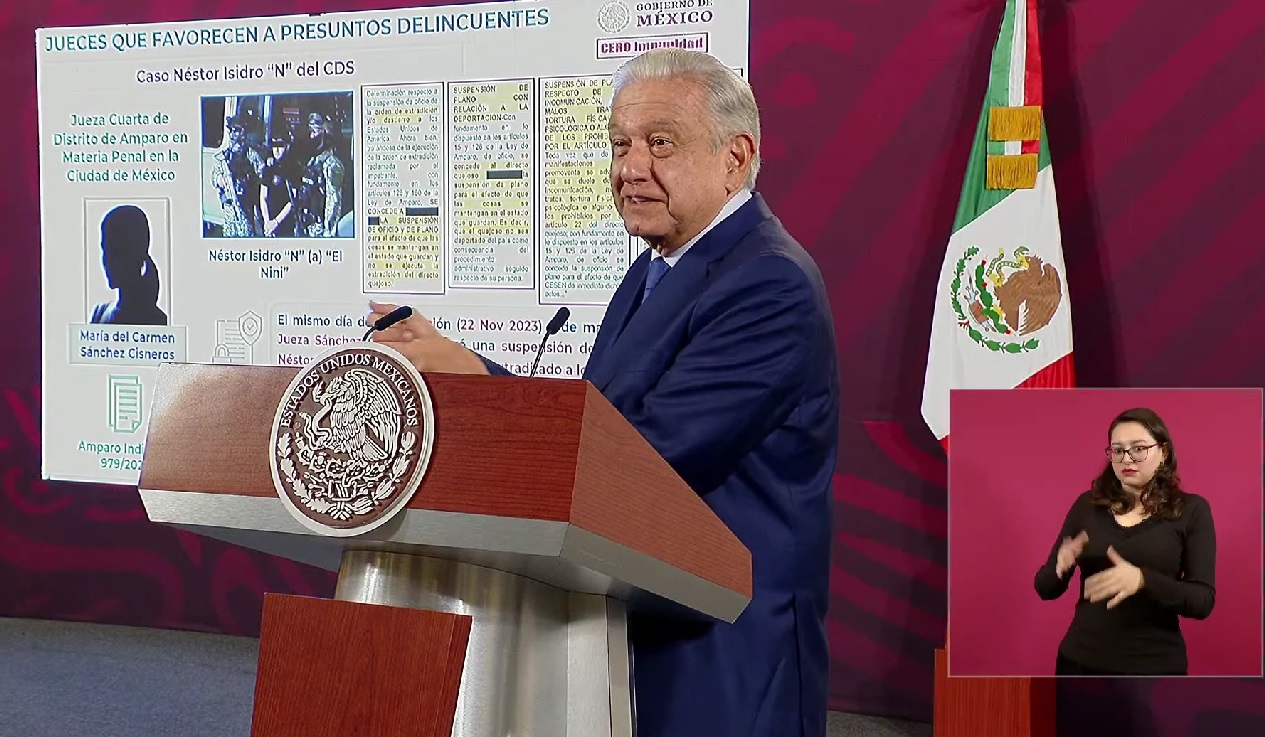 ‘Esto es chueco a todas luces’, critica AMLO a jueza que concedió amparo a ‘El Nini’
