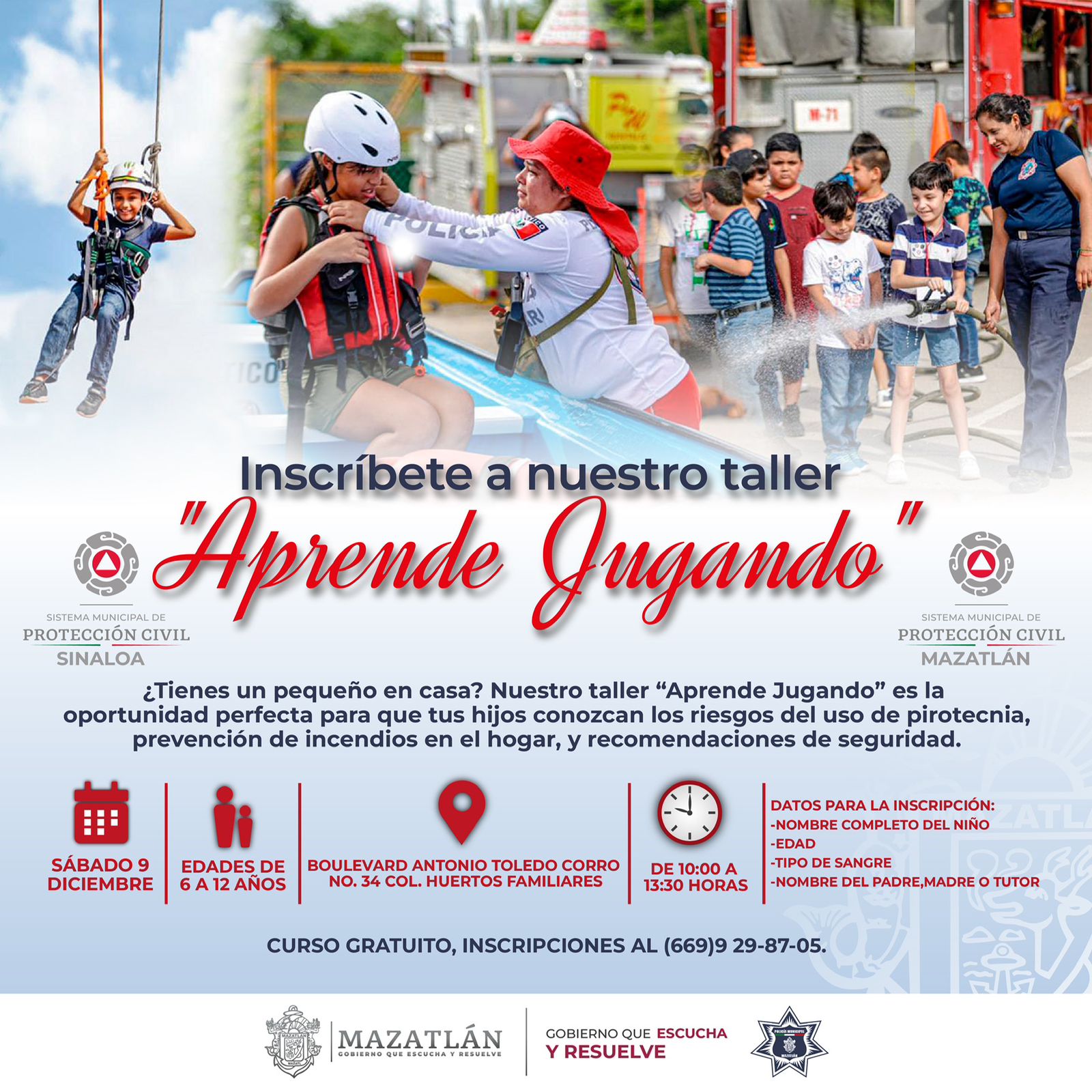 Realizarán el segundo curso taller ‘Aprende Jugando’ en el Centro de Seguridad Ciudadana en Mazatlán