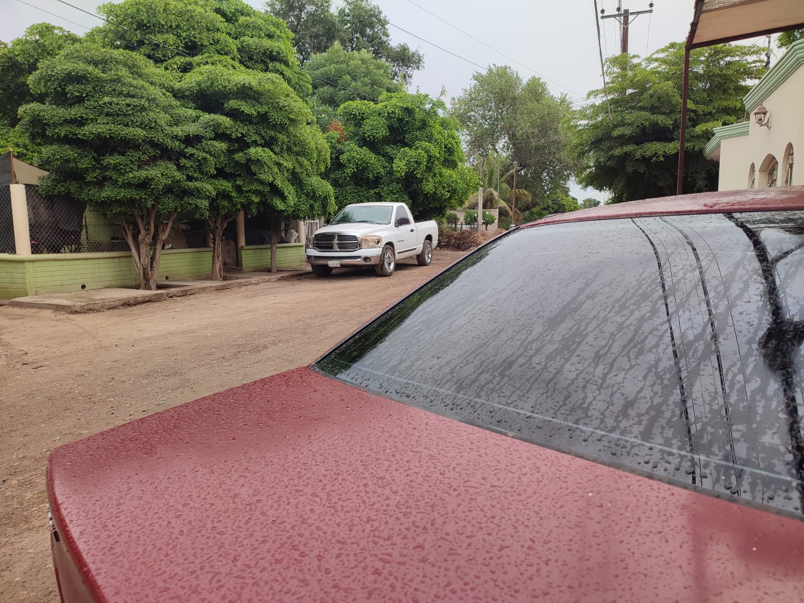 Se cumple el pronóstico, caen lluvias ligeras en Guasave