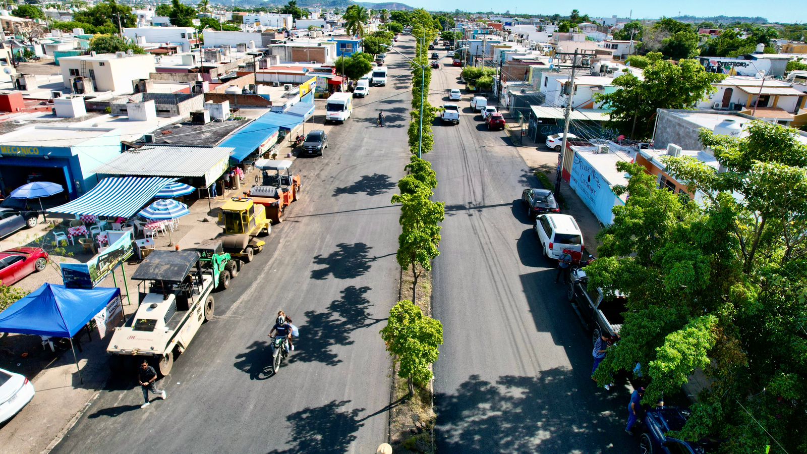 Se acabaron los baches en la avenida Jabalíes, estrenará carpeta asfáltica en Mazatlán