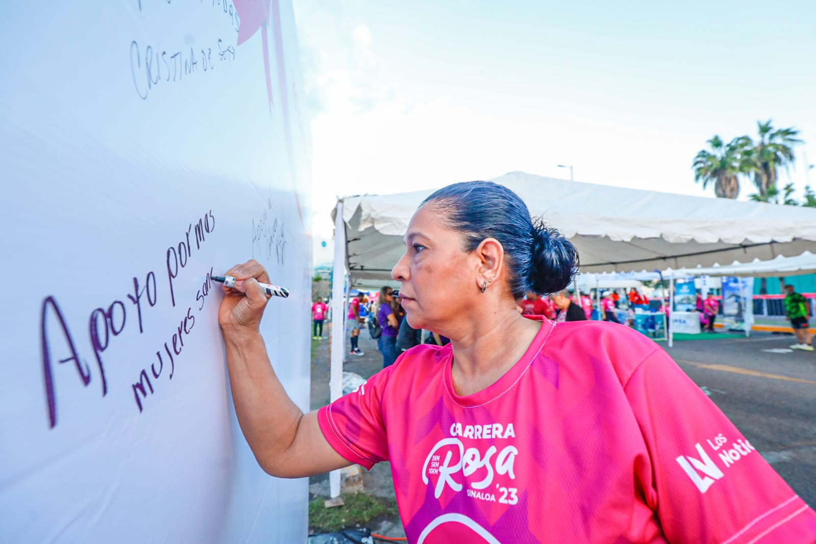 “Corro por mí, por mi familia, por Dios, por tener la oportunidad de estar aquí”: Claudia