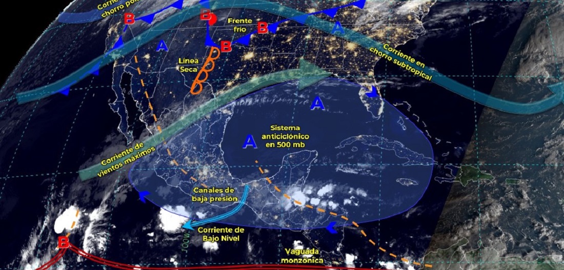 Se esperan lluvias aisladas para hoy en Sinaloa
