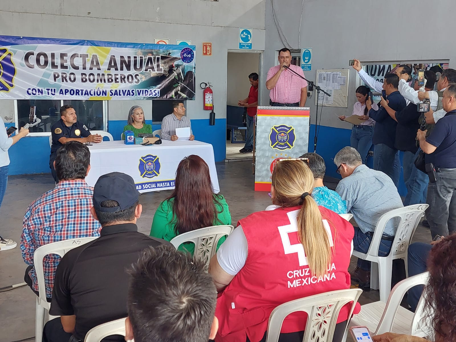 Bomberos Guamúchil cumple su objetivo; rebasa su meta y logra obtener 530 mil pesos
