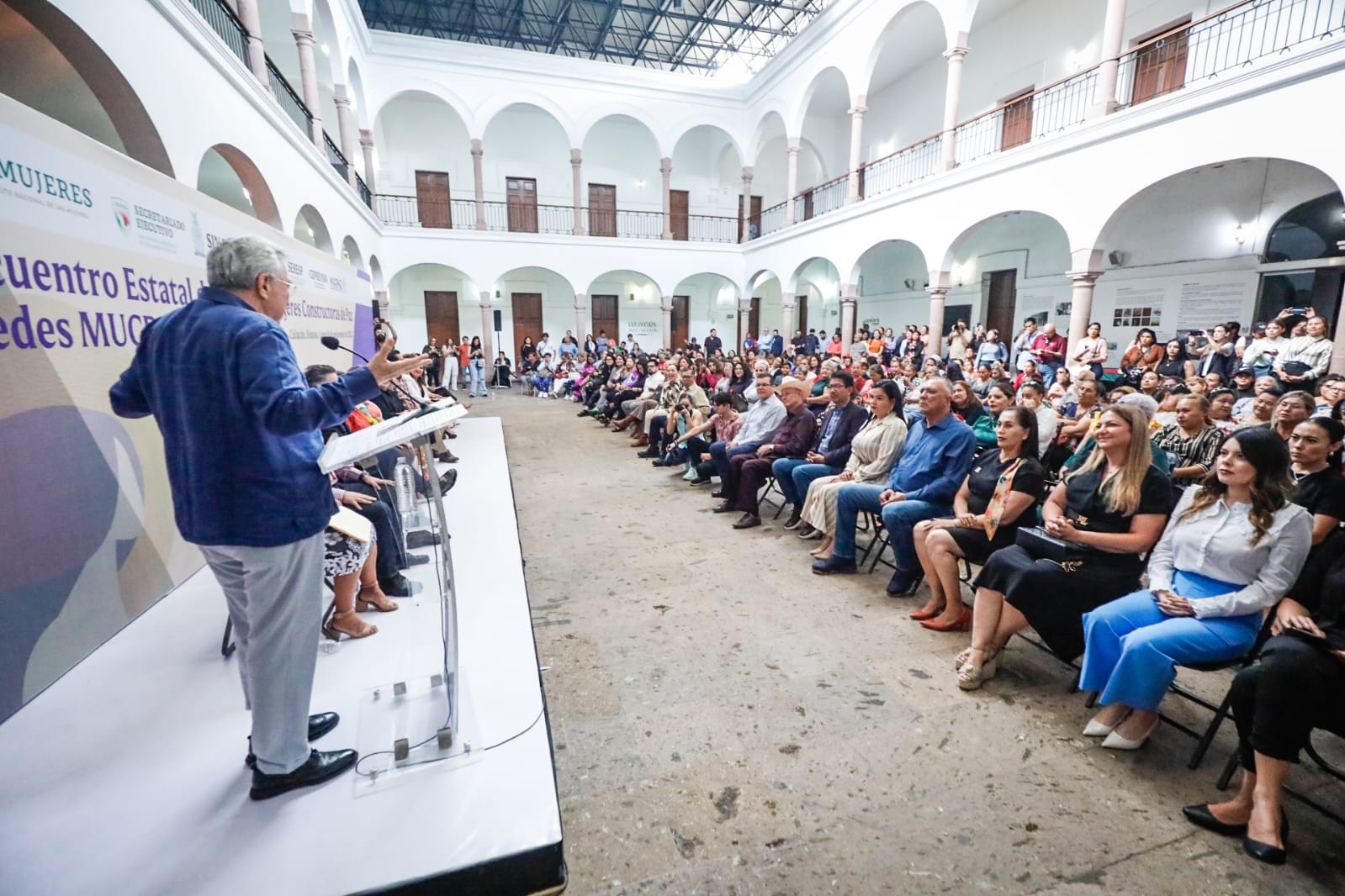 “Vamos a lograr construir espacios libres de violencia, vamos a ser constructores y constructoras de la paz”: Rocha