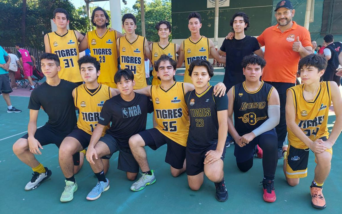 Academia Tigres domina municipal Conade de Baloncesto en Culiacán