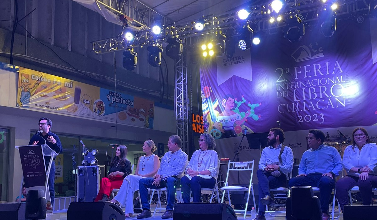 “Queremos demostrar nuestro patrimonio cultural”: Juan de Dios Gámez inaugura segunda Feria Internacional del Libro Culiacán 2023