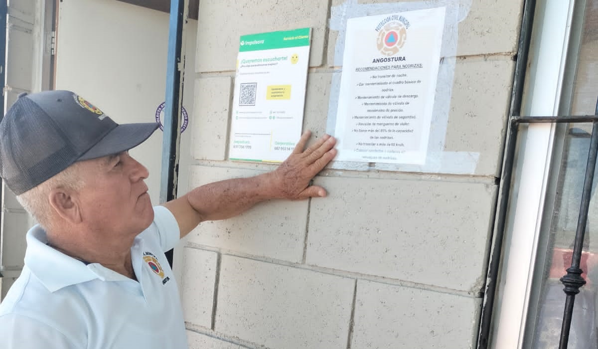 Protección Civil en Angostura inicia campaña para evitar accidentes por el uso de gas amoniaco